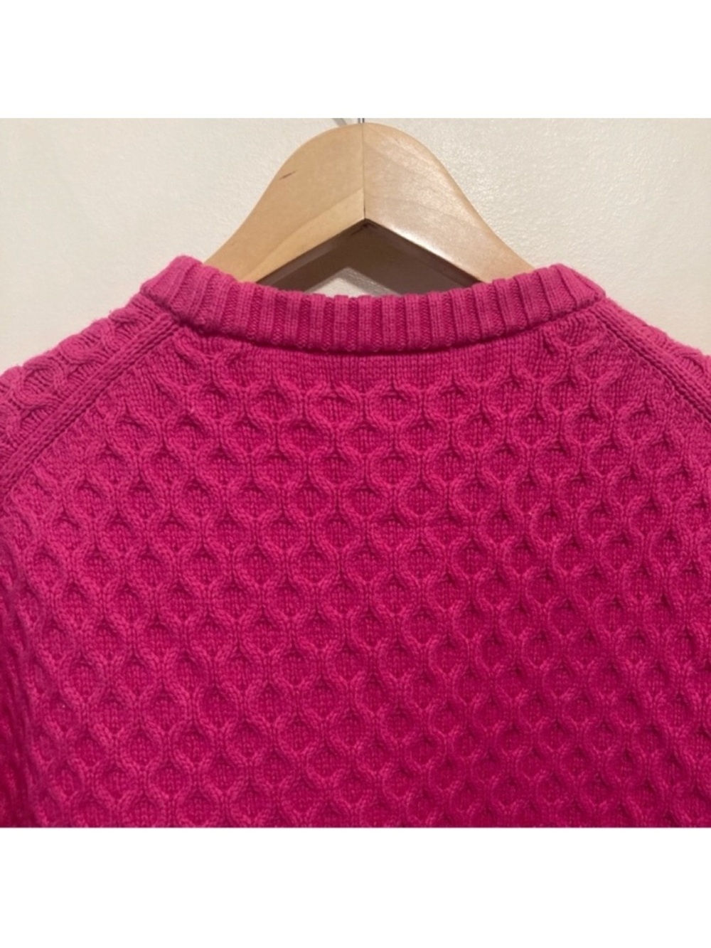 Sunday Best Peggy Sweater Size XS Fuchsia Pink Merino Wool - Picture 5 of 9
